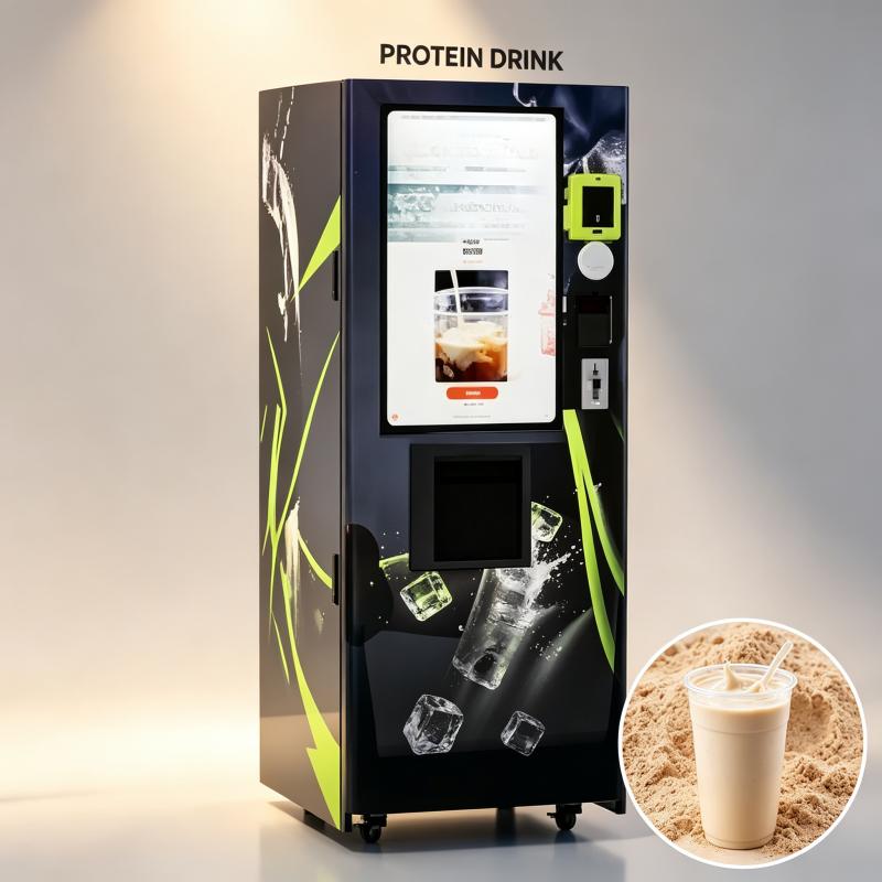 Nutrition For Fitness And Sports - Commercial Protein Shake Vending Machine Automatic