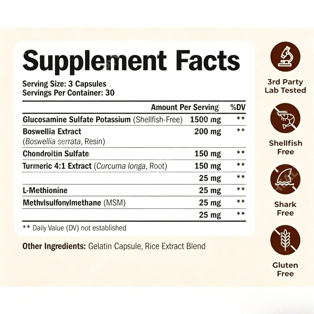 Glucosamine Chondroitin MSM Ca - огляд і ціна Glucosamine Chondroitin Joint