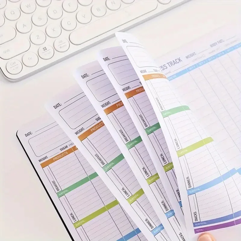 Spiral Notebook Daily Exercise - огляд і ціна Nutrition Fitness Plan