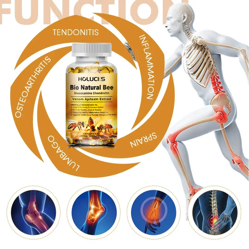 HOLUCKS Bee Glucosamine Chondr - огляд і ціна Glucosamine Chondroitin Joint