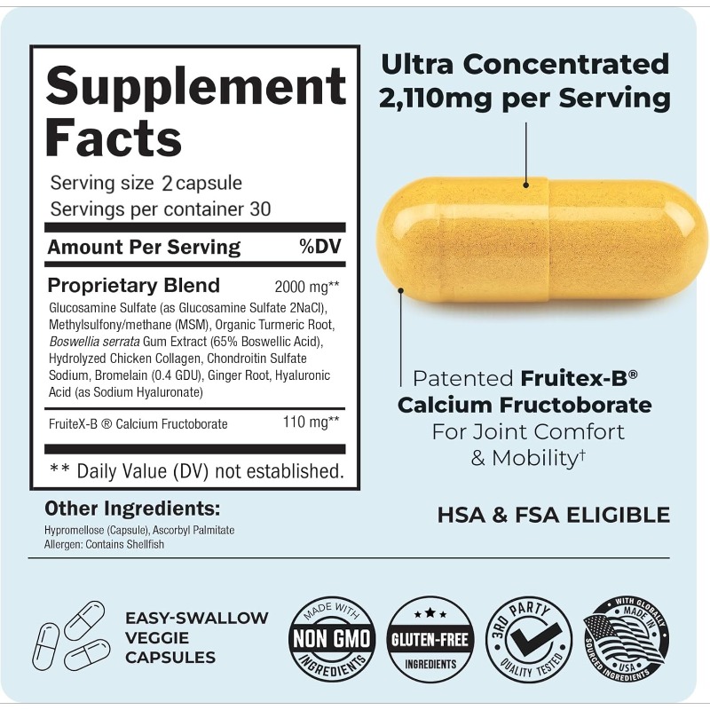 Glucosamine Chondroitin Sulfat - огляд і ціна Glucosamine Chondroitin Joint