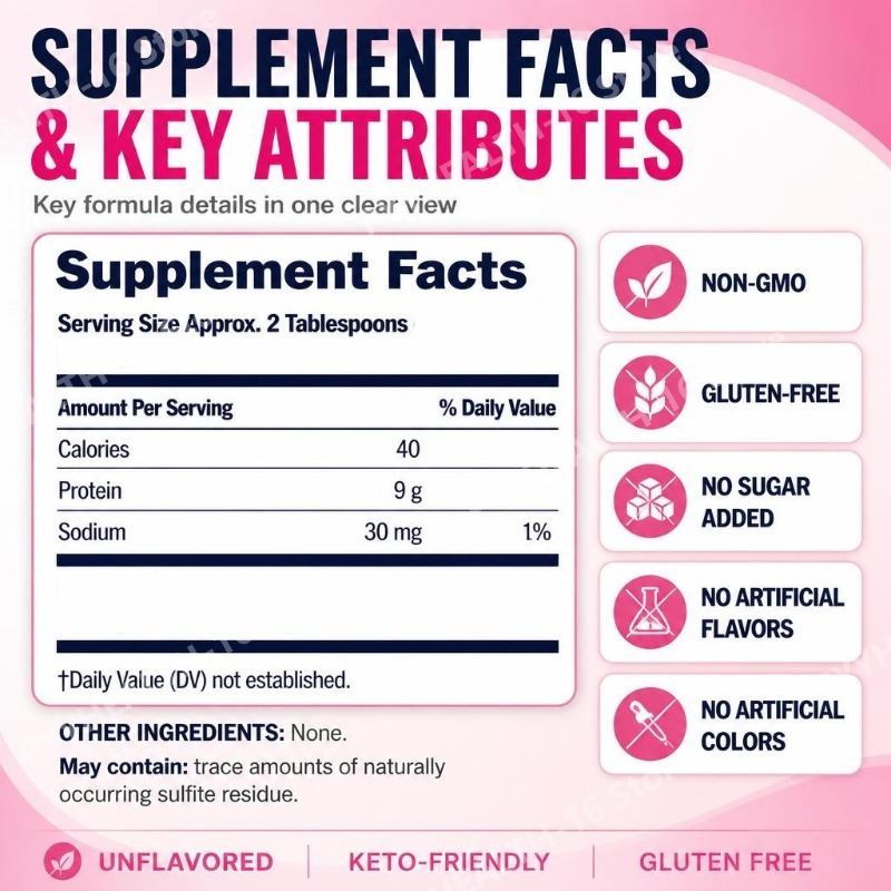 Grass Fed Collagen Peptides Po - огляд і ціна Collagen Peptide Powder