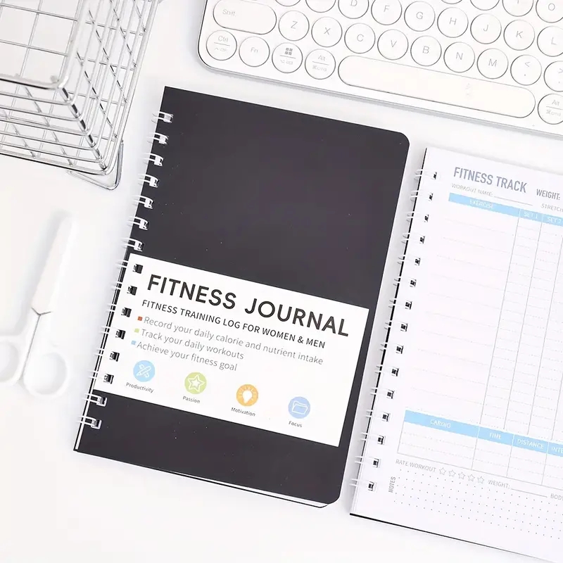 Fitness Journal Notebook Daily - огляд і ціна Nutrition Fitness Plan
