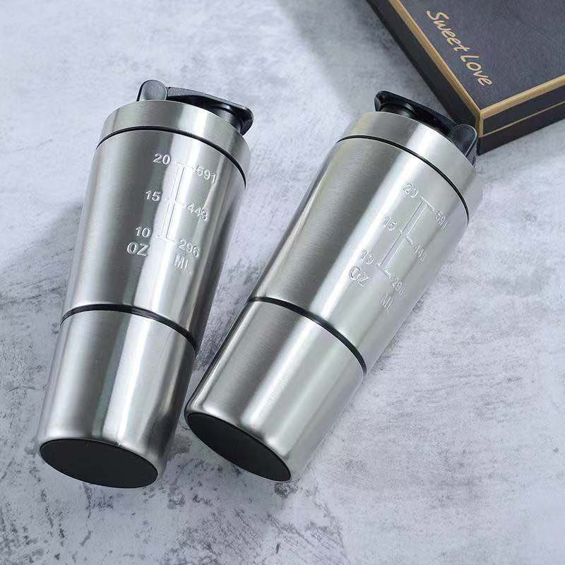 Stainless Steel Protein Shaker - огляд і ціна Nutrition For Fitness And Sports