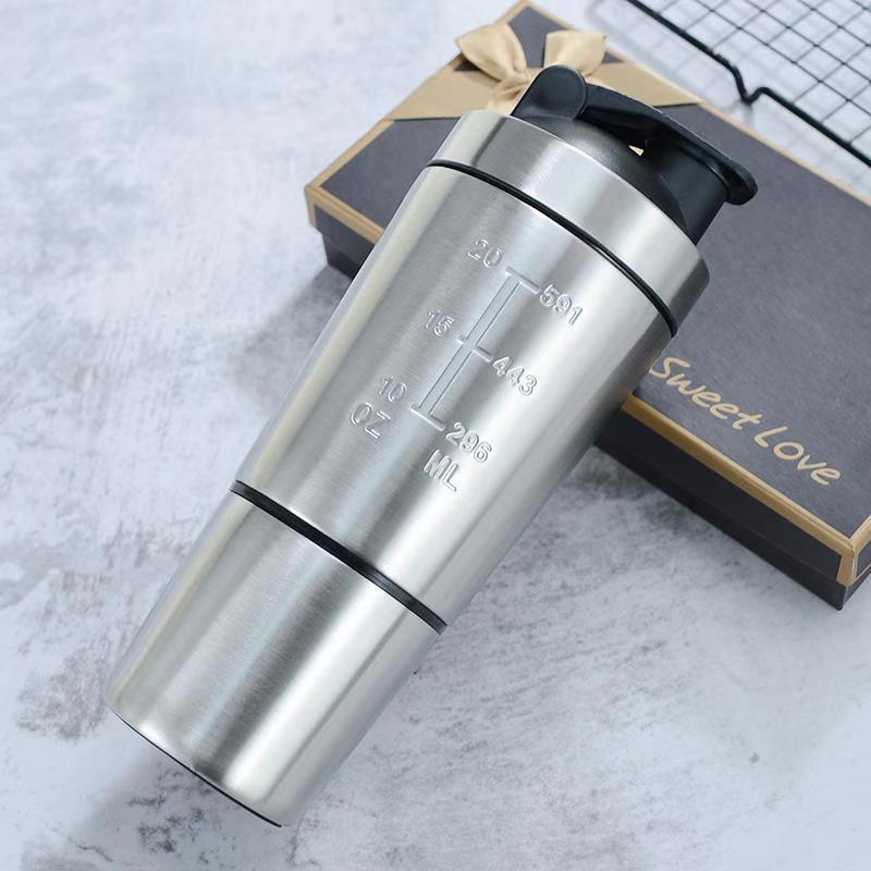 Stainless Steel Protein Shaker - огляд і ціна Nutrition For Fitness And Sports