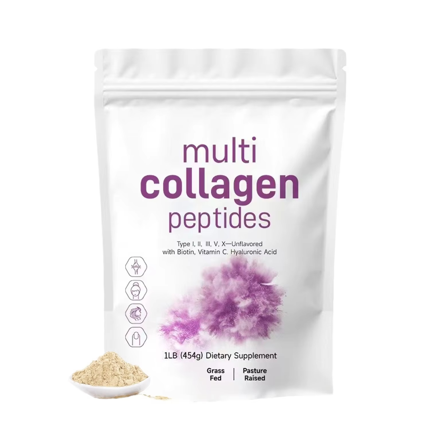 454G Multi Collagen Peptides P - огляд і ціна Collagen Peptide Powder