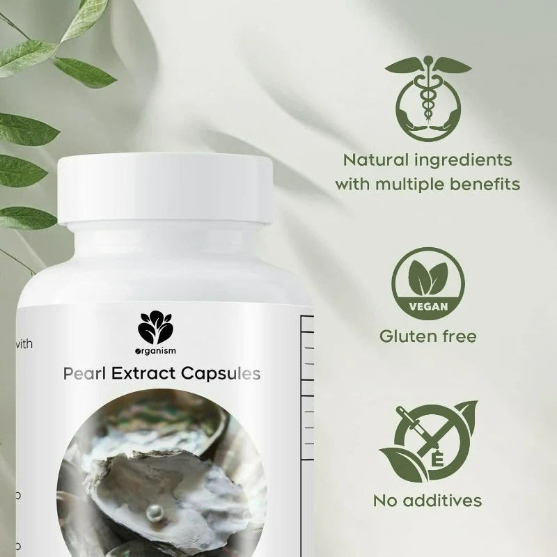 Organic Pearl Powder Capsules  - огляд і ціна Collagen Peptide Powder