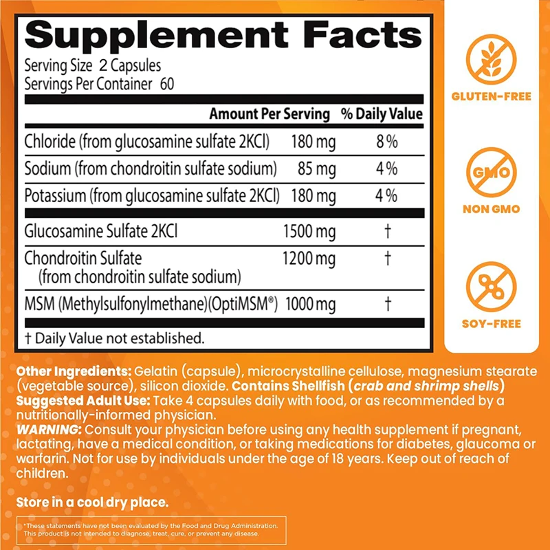 Glucosamine Chondroitin MSM -  - огляд і ціна Glucosamine Chondroitin Joint